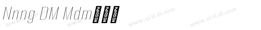 Nanueng DEMO Medium字体转换